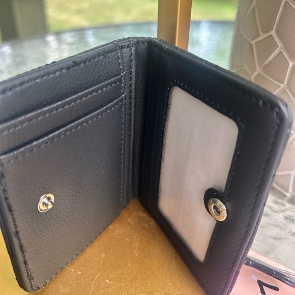 NWT- Betsy Johnson (luv betsy) black wallet. - Picture 5 of 5
